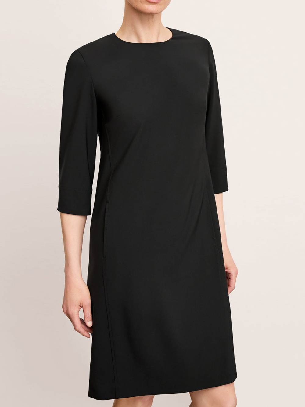 MM LAFLEUR The Lancia Travel Dress Black OrigamiTech 16 NEW Career Office